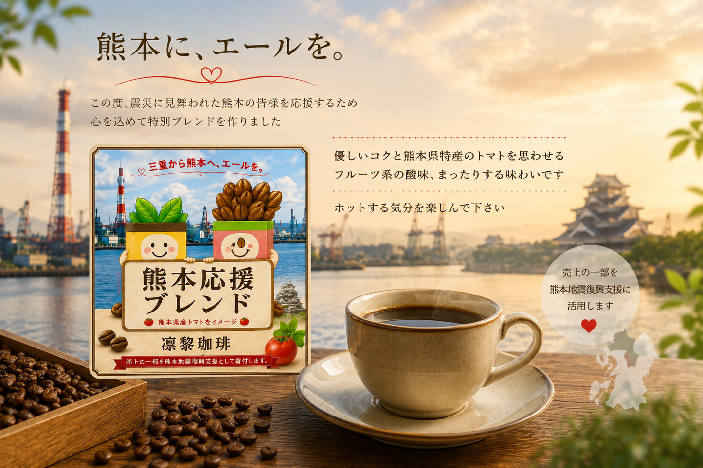 【熊本地震支援商品】熊本応援ブレンド