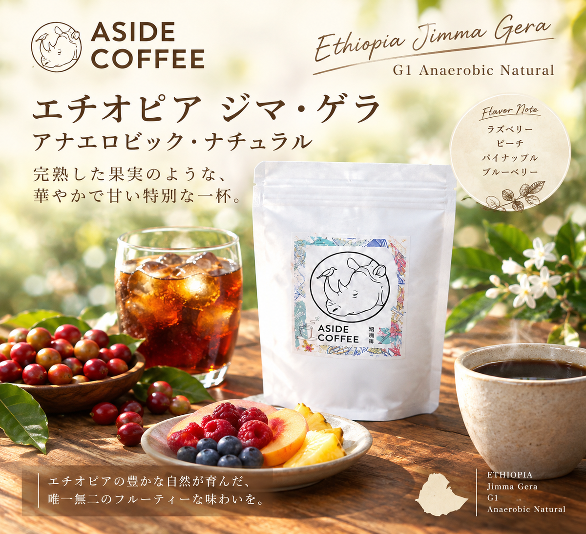 Coffee Voyage 特別お楽しみセット 【エチオピア 80g × 3種】